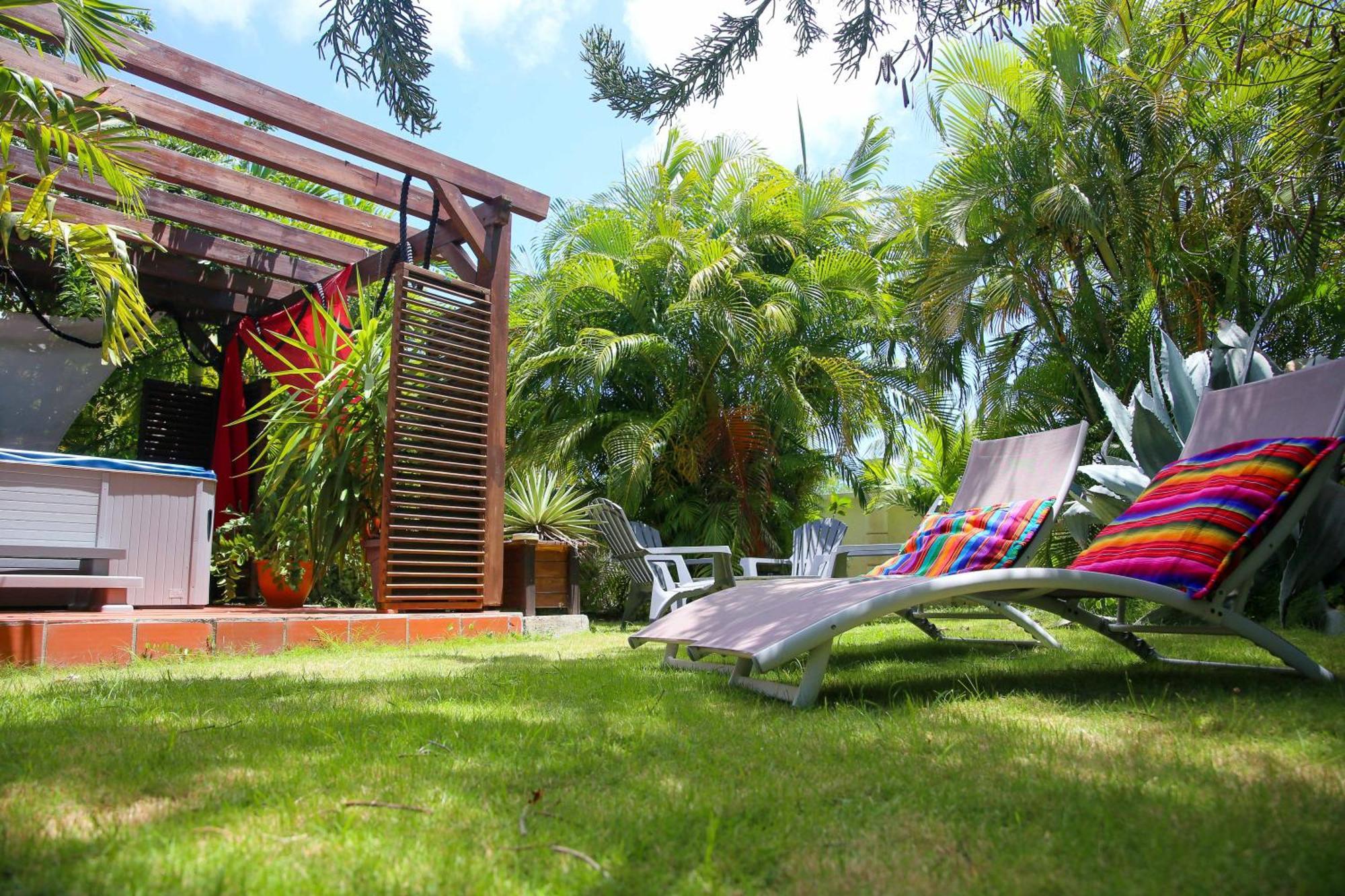 סן-פרנסואה Les Nuits Galantes Mandevilla Maison Privee Avec Jacuzzi מראה חיצוני תמונה